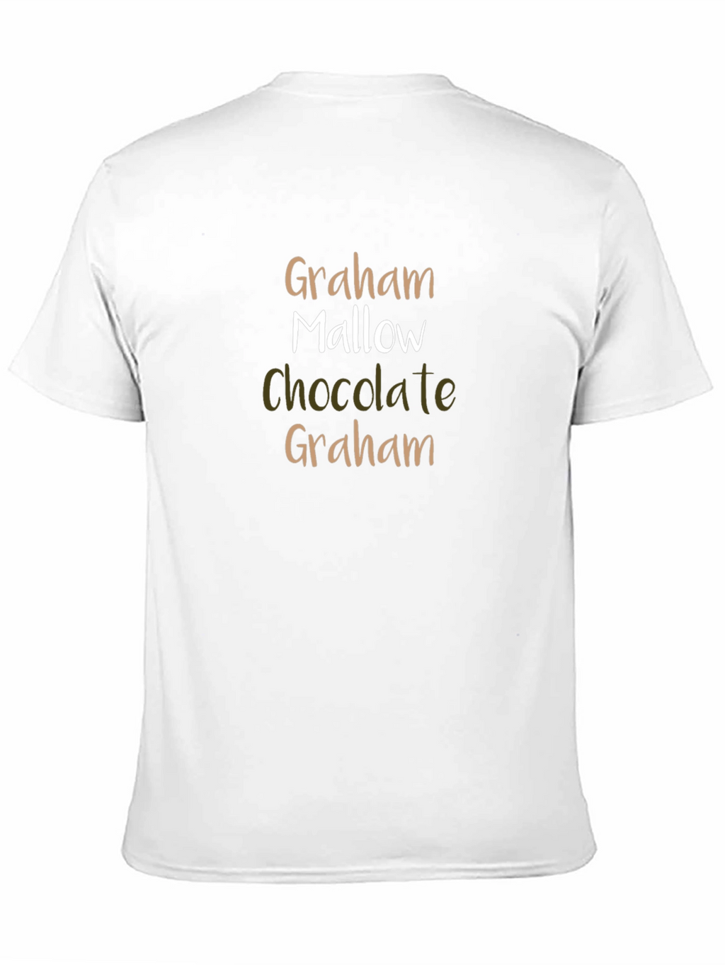 Smores Ingredients T-Shirt - Graham Mallow Chocolate