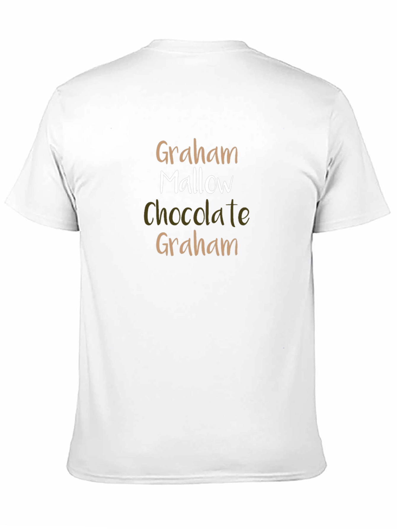 Smores Ingredients T-Shirt - Graham Mallow Chocolate