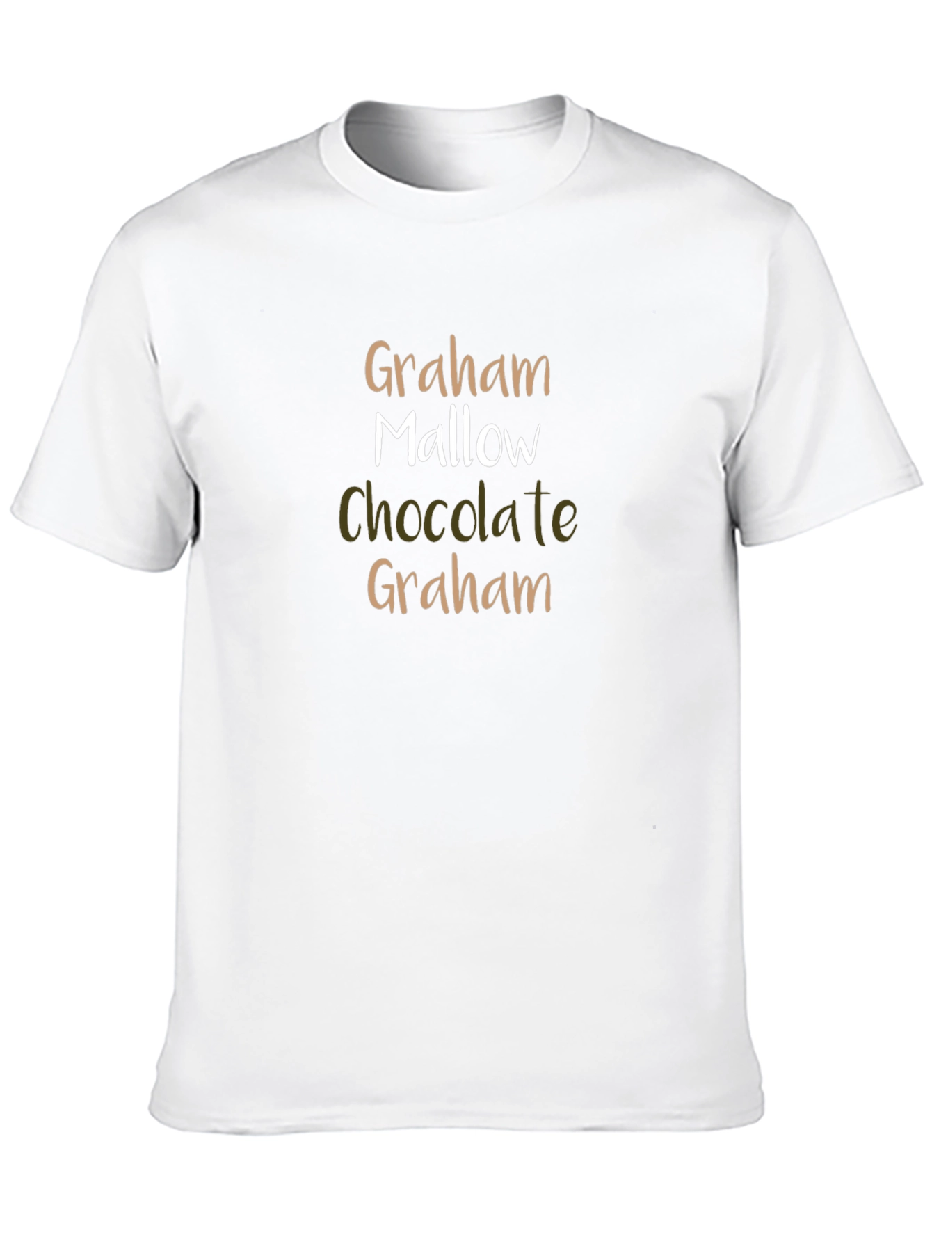 Smores Ingredients T-Shirt - Graham Mallow Chocolate