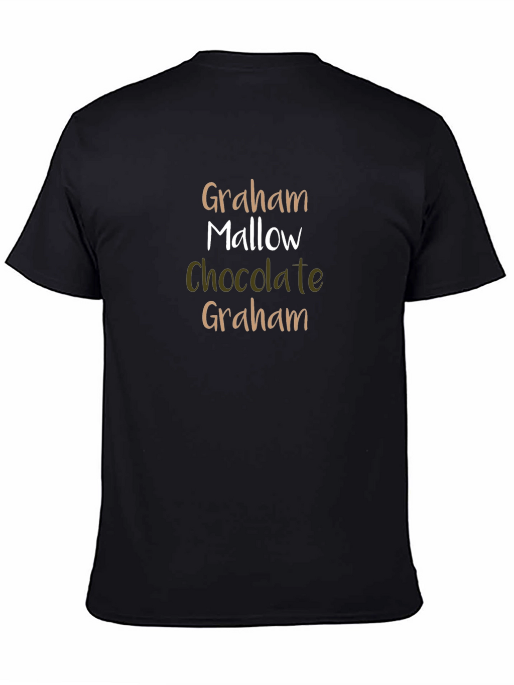 Smores Ingredients T-Shirt - Graham Mallow Chocolate