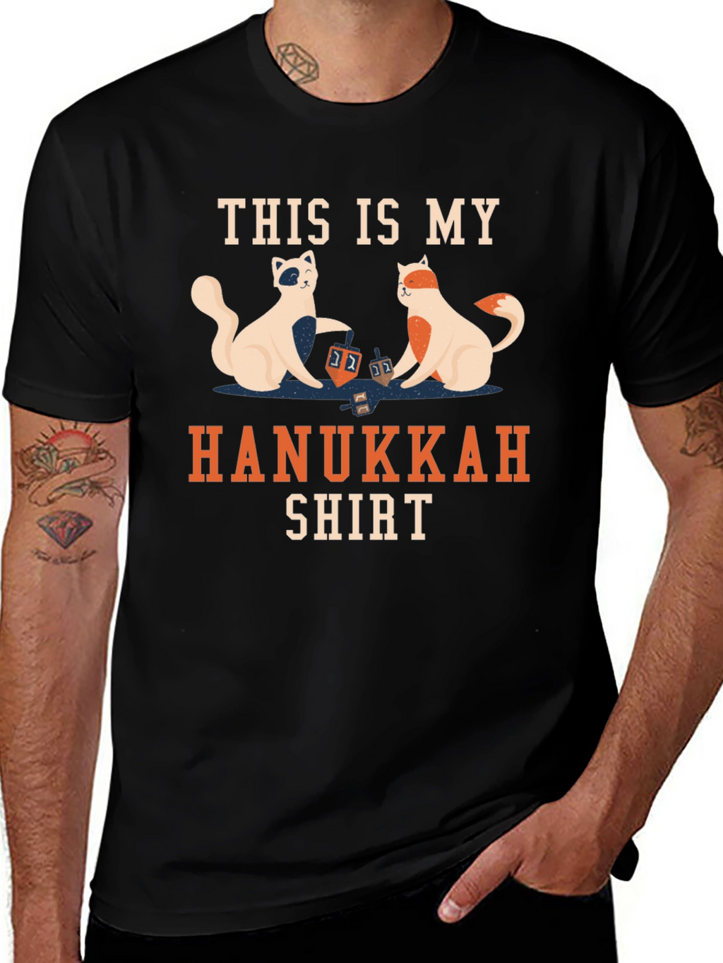 Hanukkah Cats T-Shirt