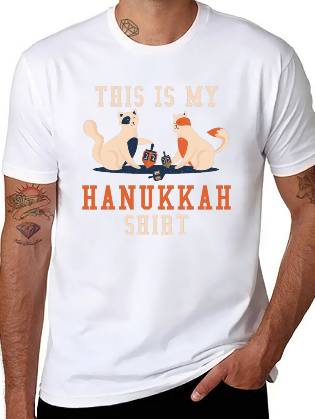 Hanukkah Cats T-Shirt