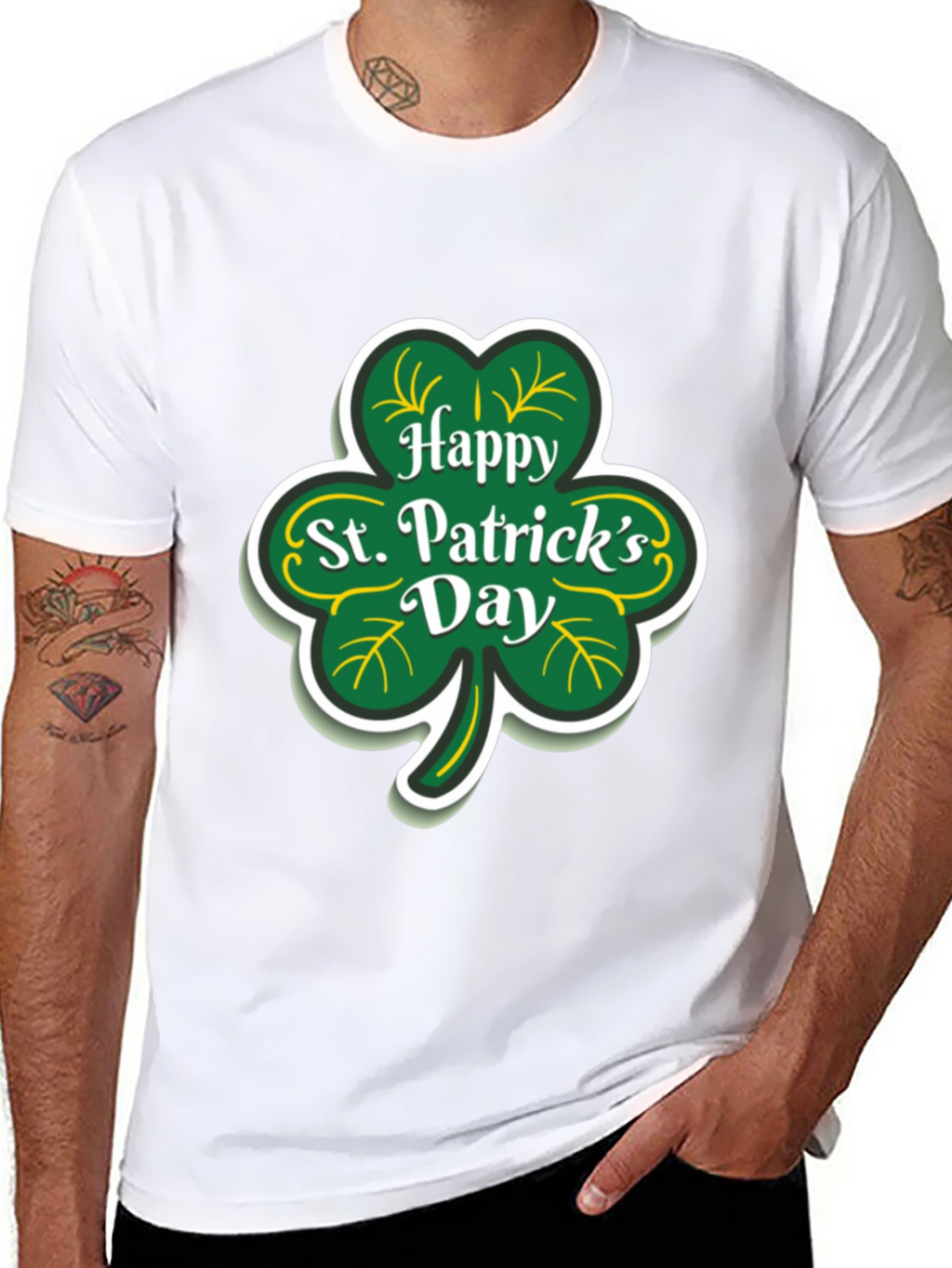 St. Patricks Day Shamrock Graphic Tee