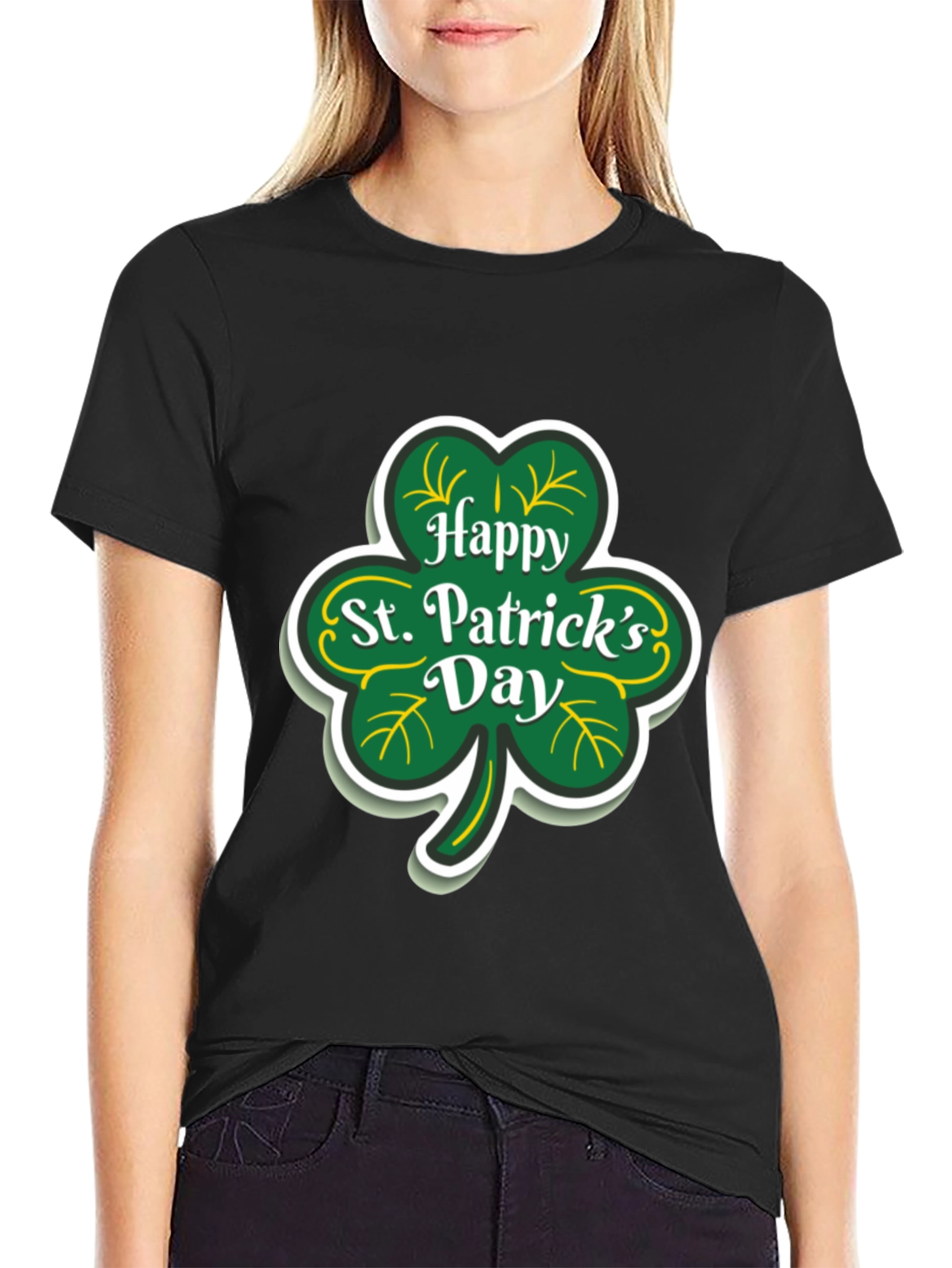 St. Patricks Day Shamrock Graphic Tee