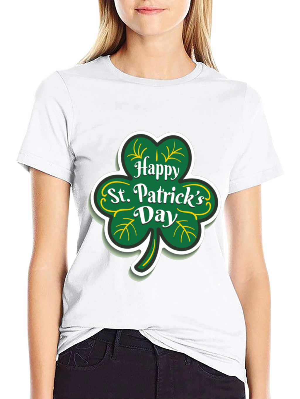 St. Patricks Day Shamrock Graphic Tee