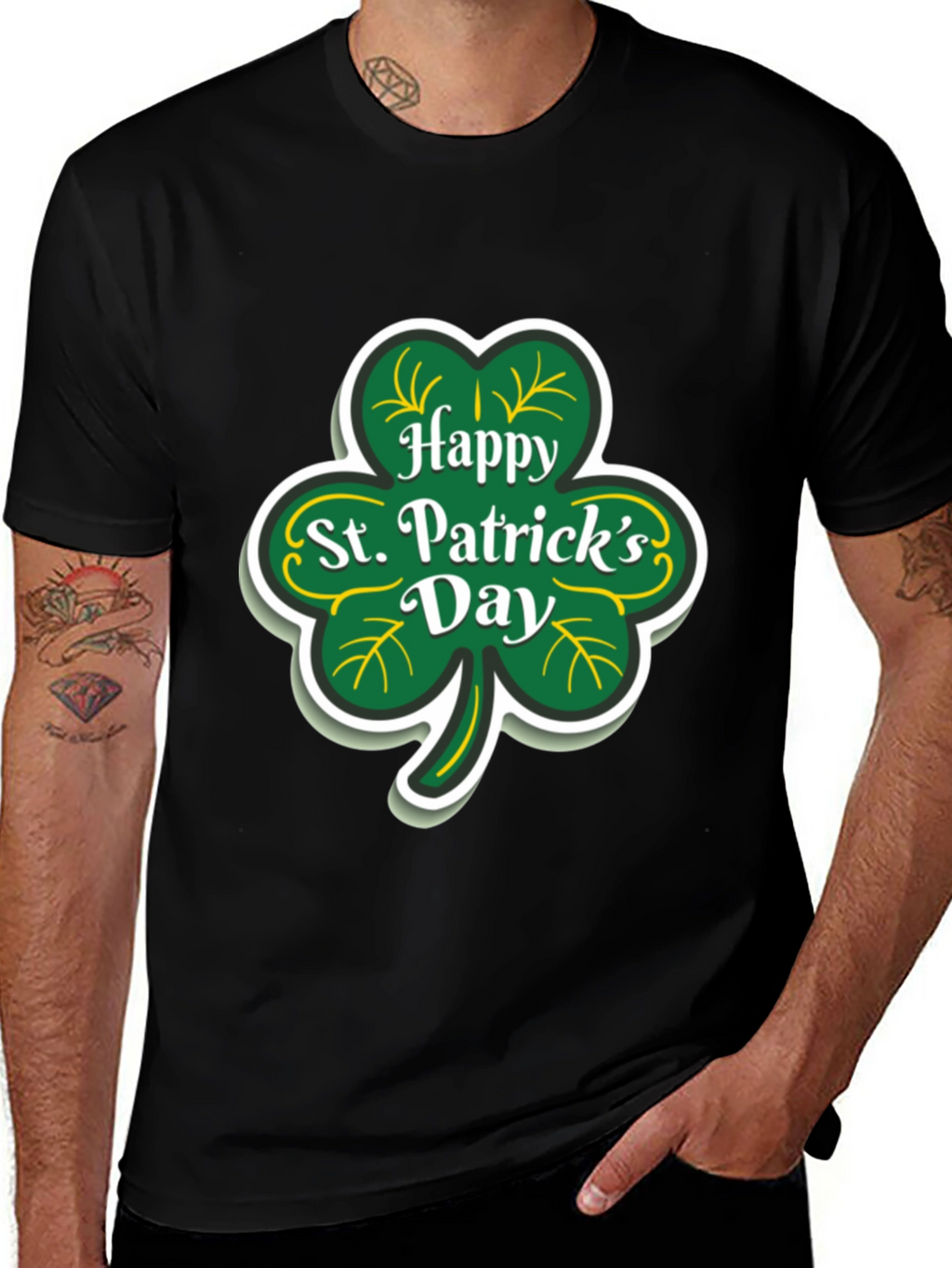 St. Patricks Day Shamrock Graphic Tee