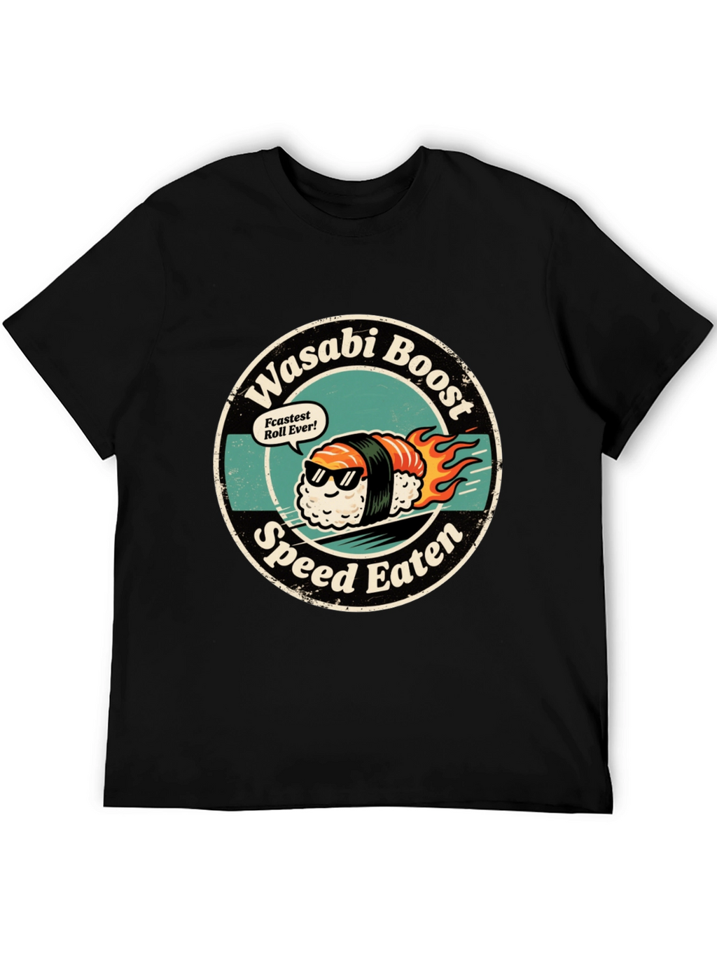 Wasabi Boost Sushi T-Shirt - Speed Eater