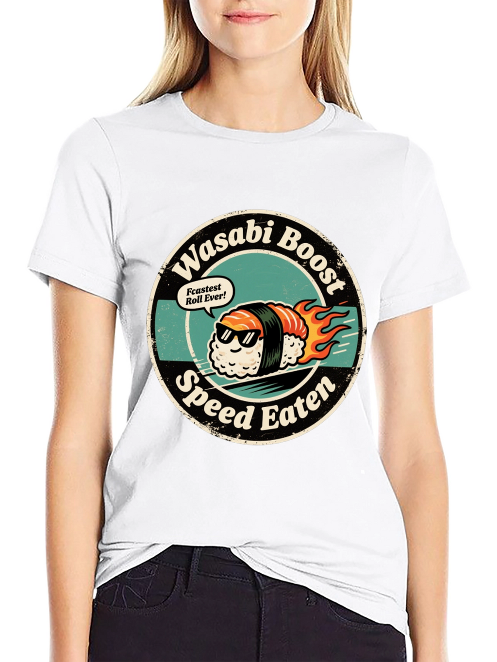 Wasabi Boost Sushi T-Shirt - Speed Eater