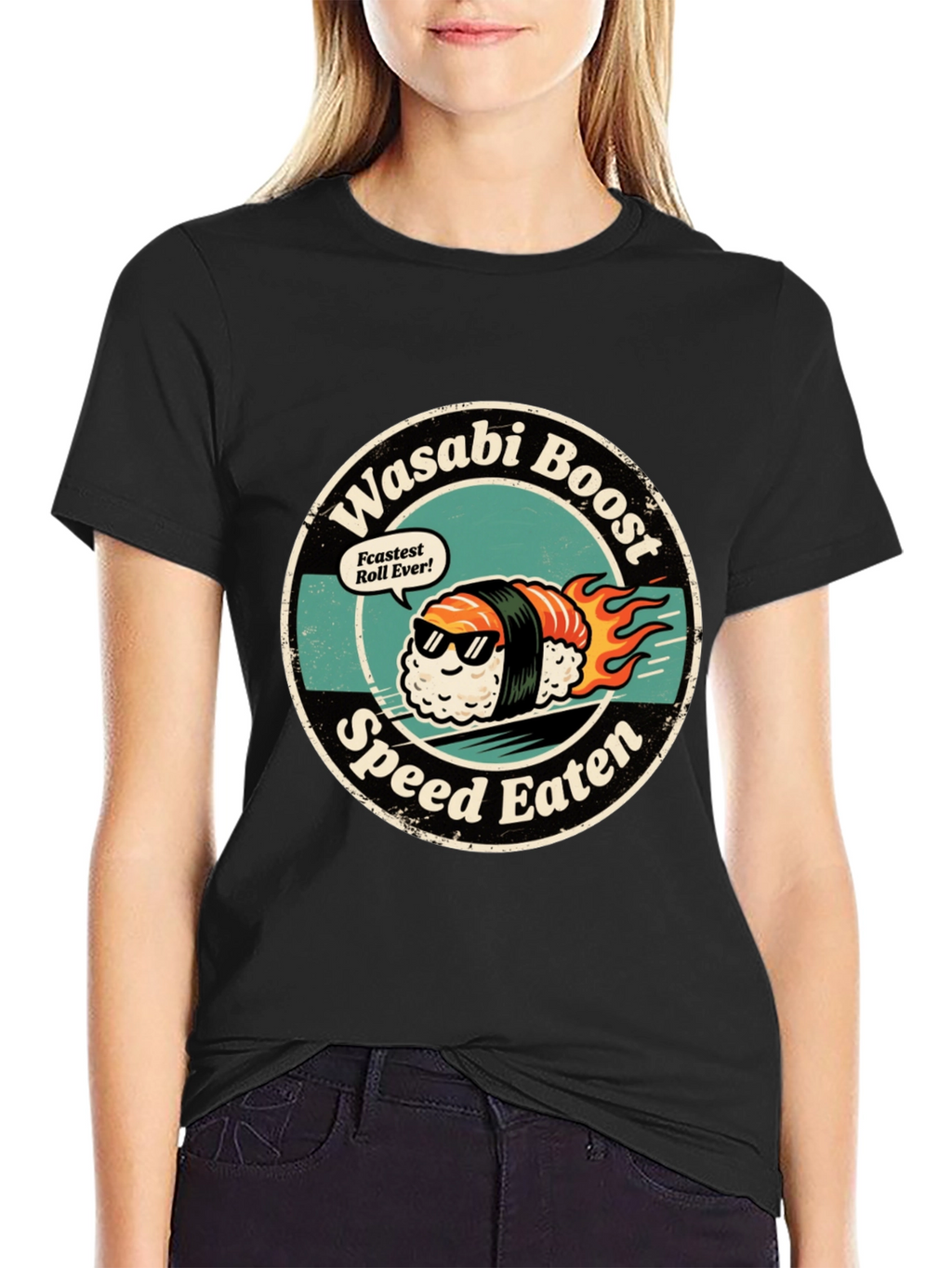Wasabi Boost Sushi T-Shirt - Speed Eater