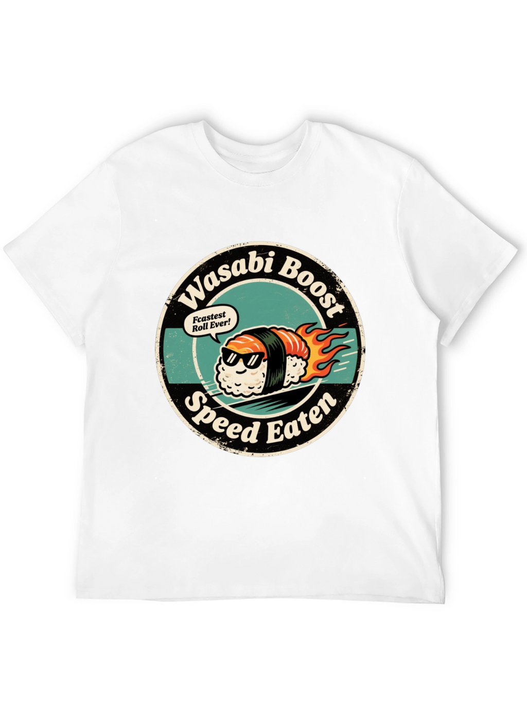 Wasabi Boost Sushi T-Shirt - Speed Eater