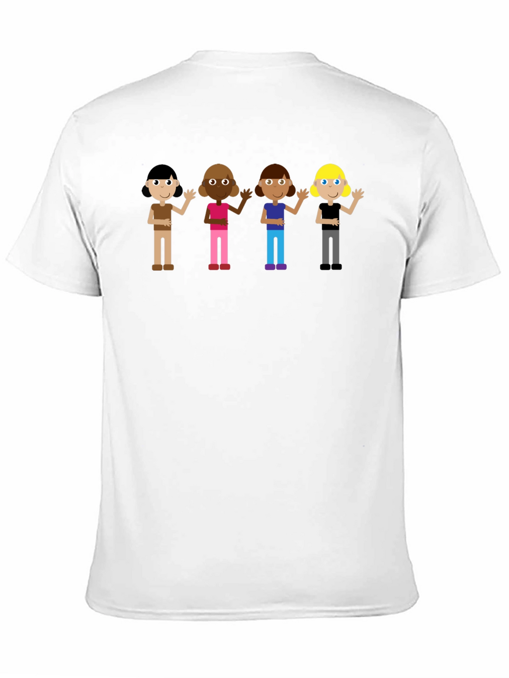 Diverse Kids Graphic Tee - Black Unisex T-Shirt
