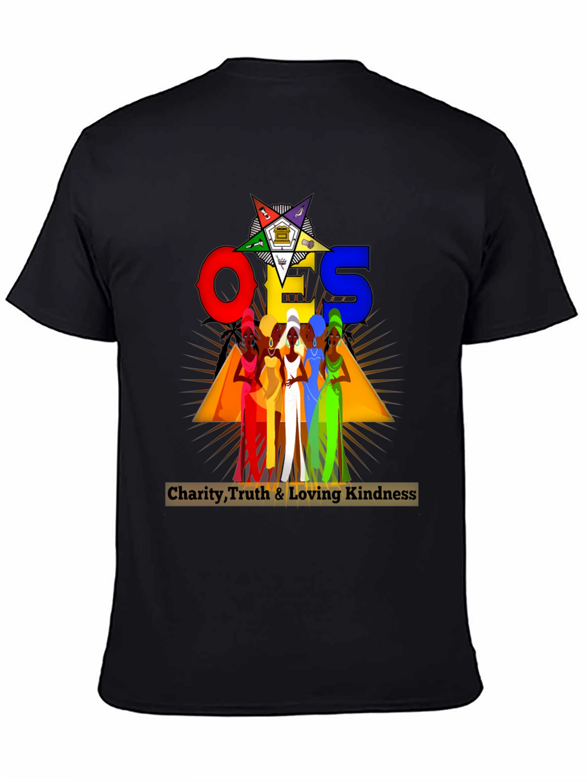 Order of the Eastern Star T-Shirt - Charity Truth Kindness