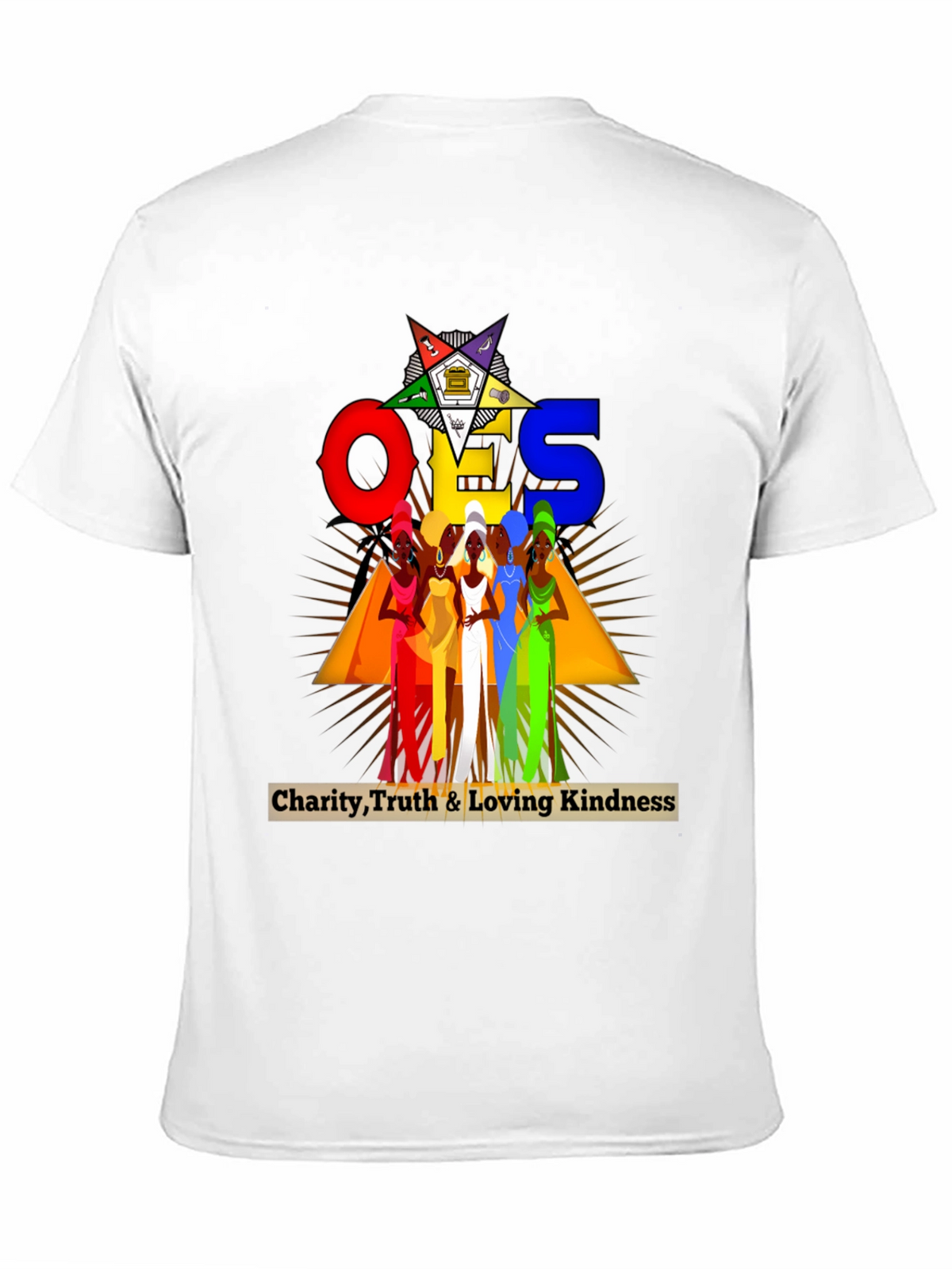 Order of the Eastern Star T-Shirt - Charity Truth Kindness