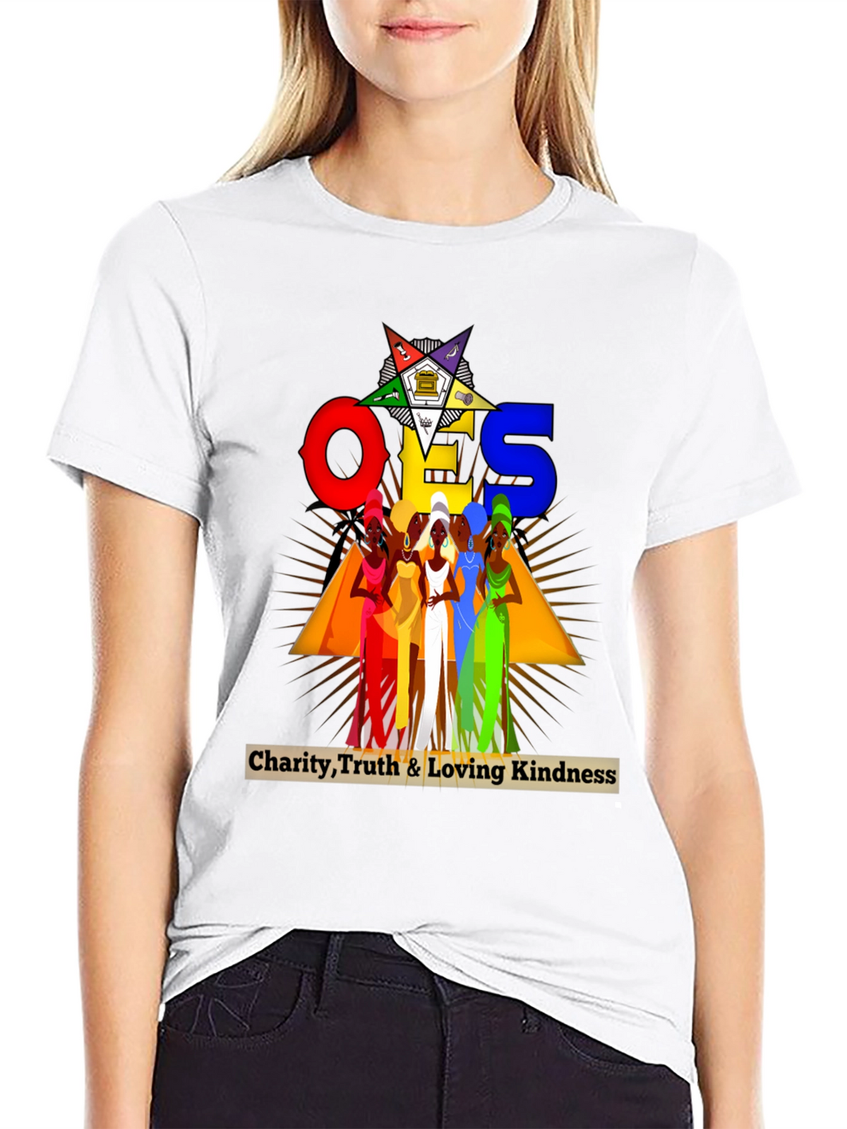 Order of the Eastern Star T-Shirt - Charity Truth Kindness