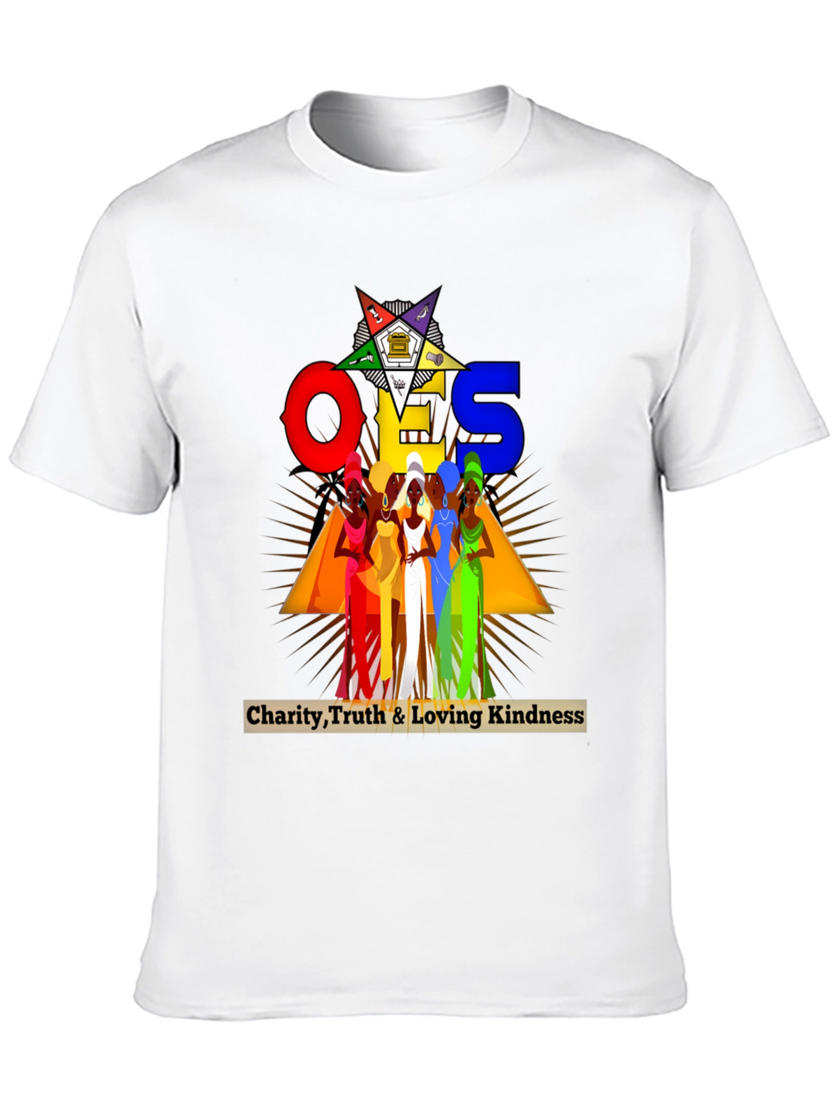 Order of the Eastern Star T-Shirt - Charity Truth Kindness