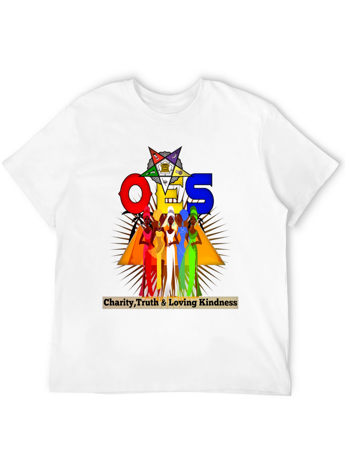 Order of the Eastern Star T-Shirt - Charity Truth Kindness