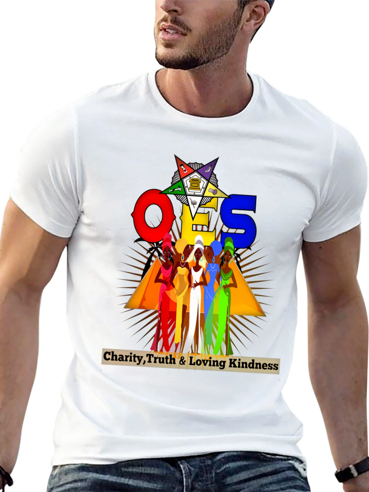 Order of the Eastern Star T-Shirt - Charity Truth Kindness