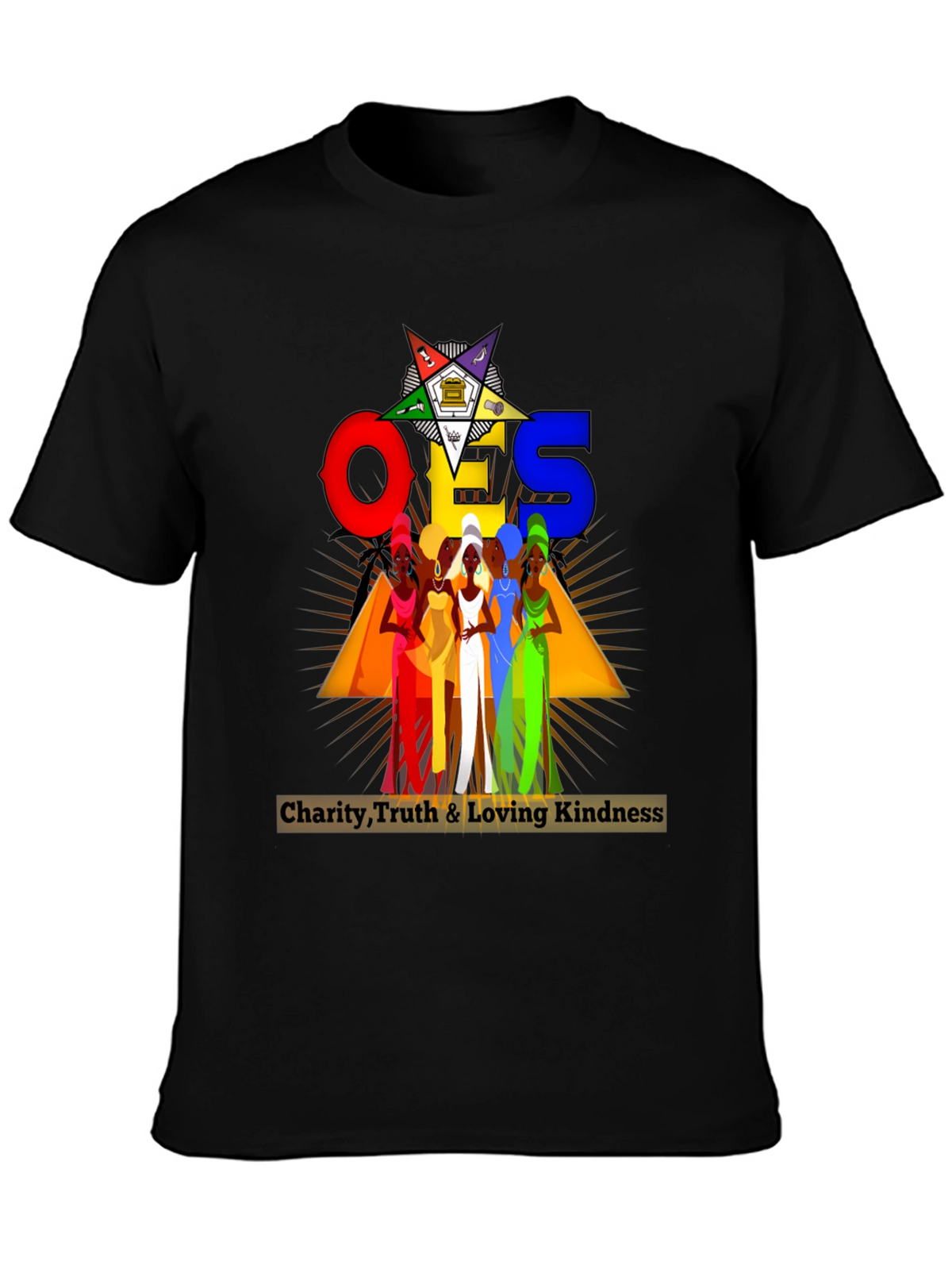 Order of the Eastern Star T-Shirt - Charity Truth Kindness
