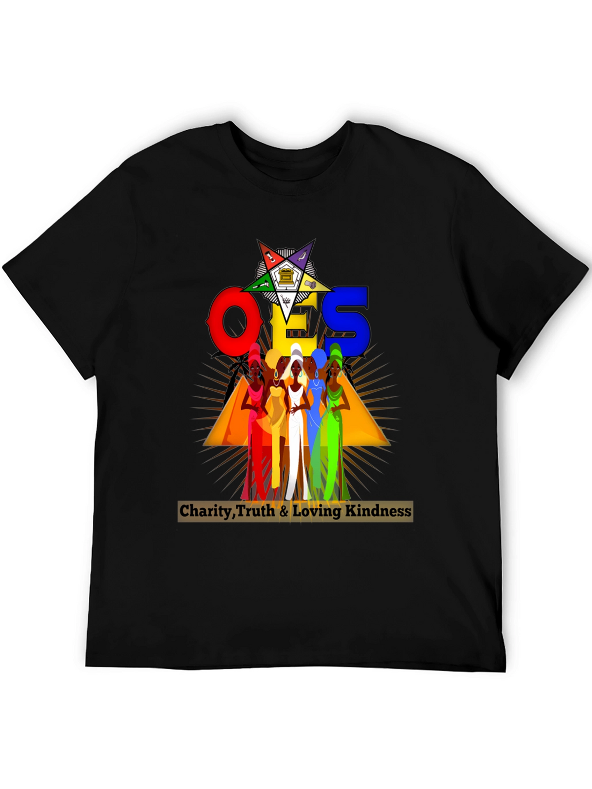 Order of the Eastern Star T-Shirt - Charity Truth Kindness