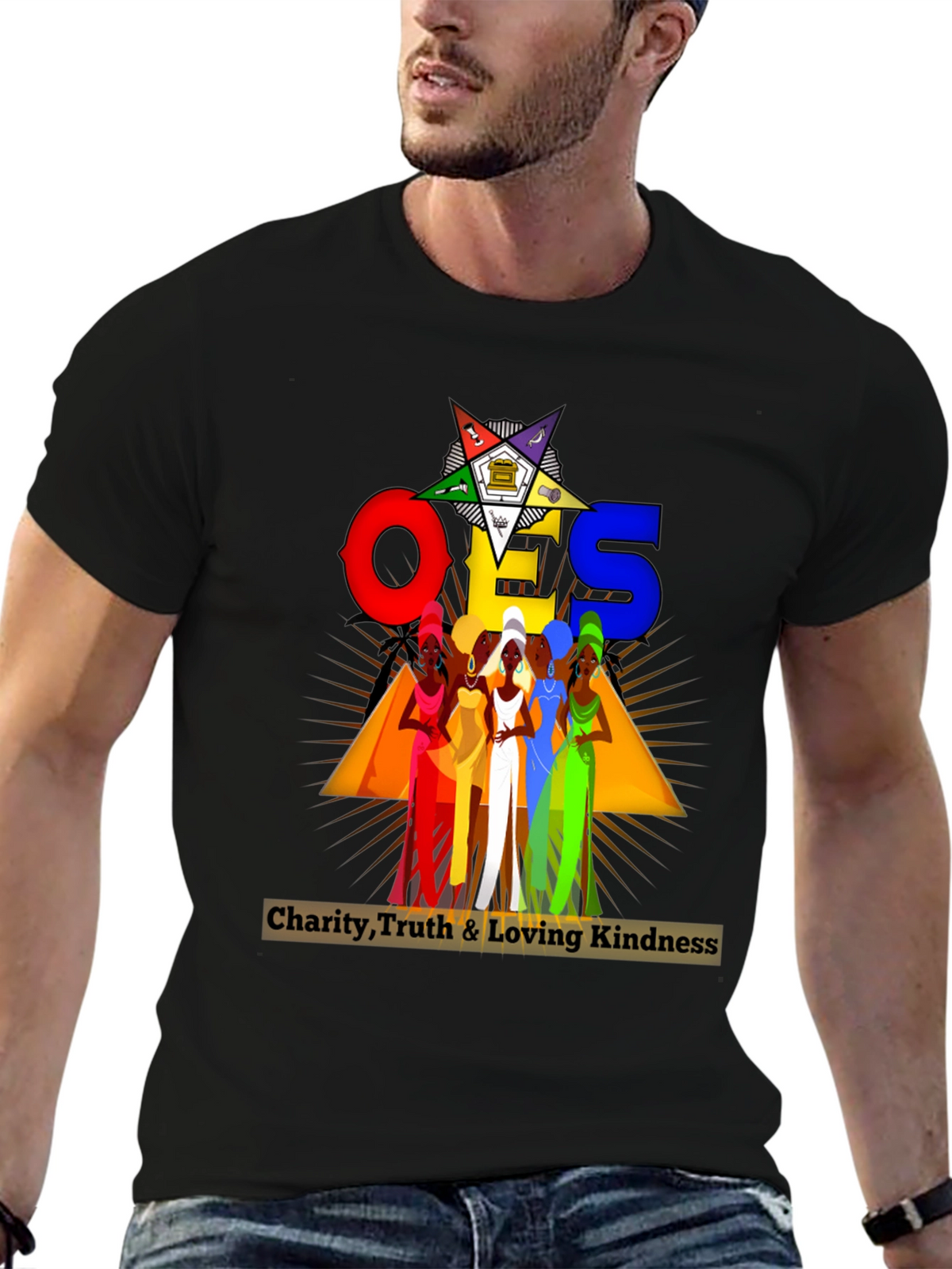 Order of the Eastern Star T-Shirt - Charity Truth Kindness