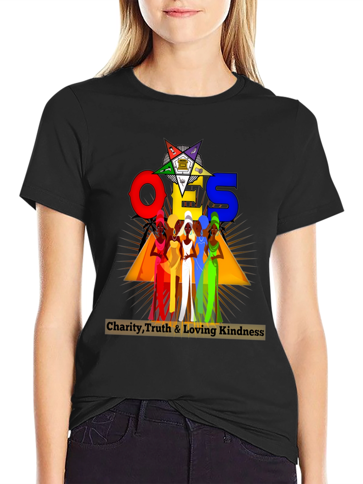 Order of the Eastern Star T-Shirt - Charity Truth Kindness