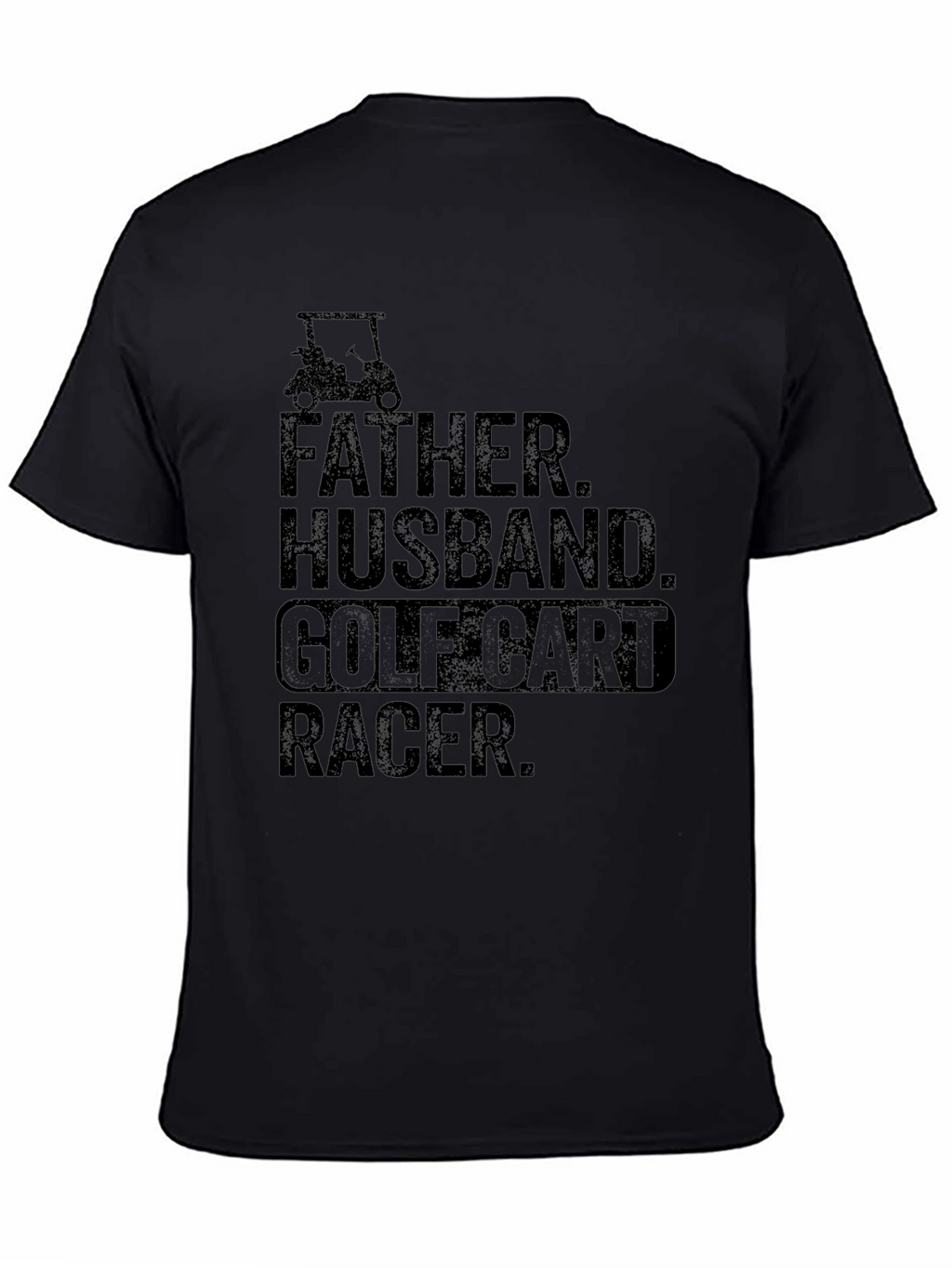 Father Husband Golf Cart Racer T-Shirt