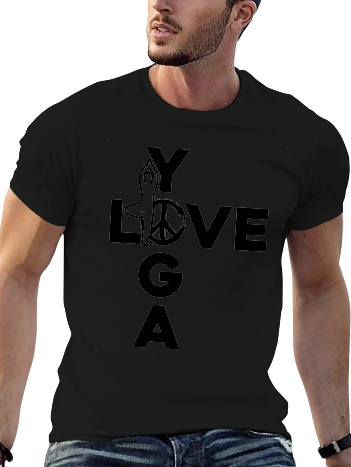 Yoga Love Graphic Tee - Relaxed Fit Everyday Comfort