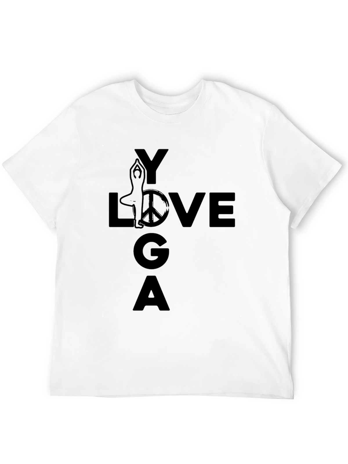 Yoga Love Graphic Tee - Relaxed Fit Everyday Comfort