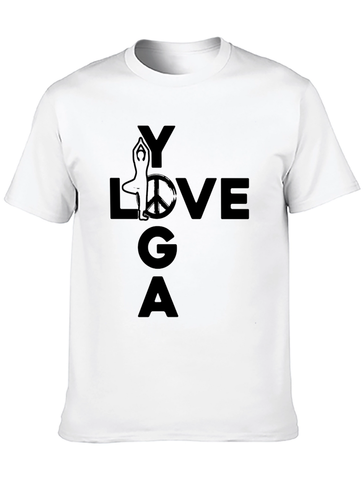 Yoga Love Graphic Tee - Relaxed Fit Everyday Comfort