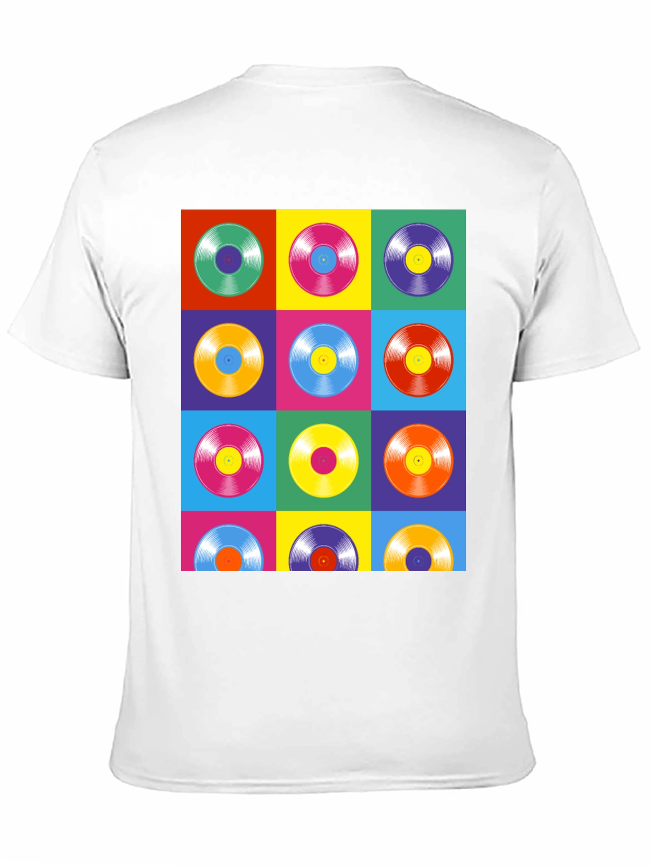 Retro Vinyl Record Pop Art T-Shirt