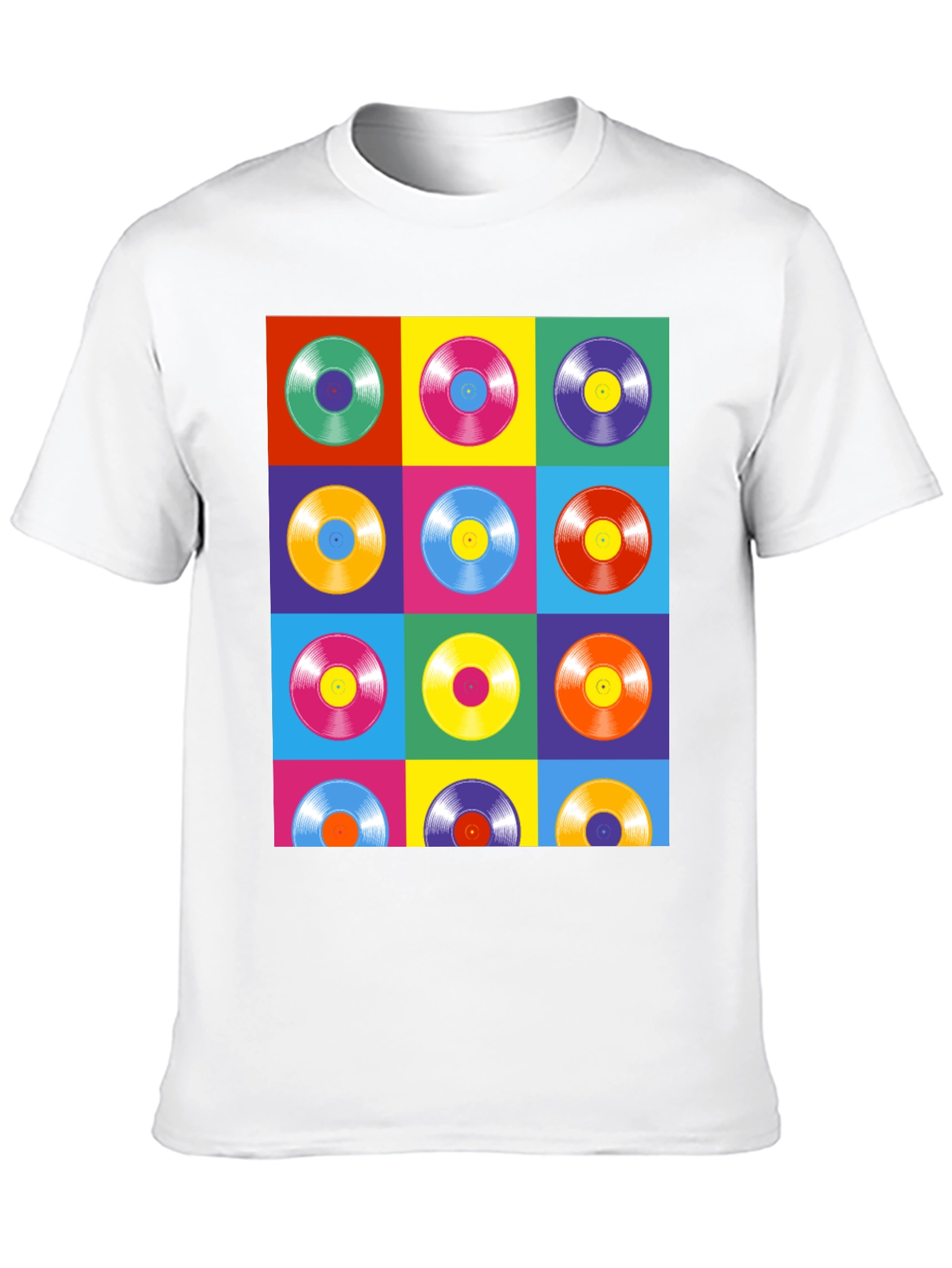 Retro Vinyl Record Pop Art T-Shirt