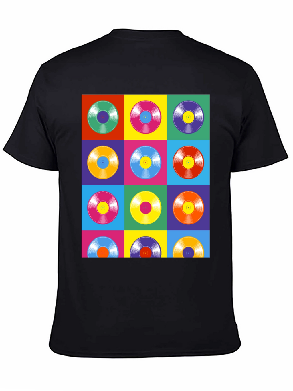 Retro Vinyl Record Pop Art T-Shirt