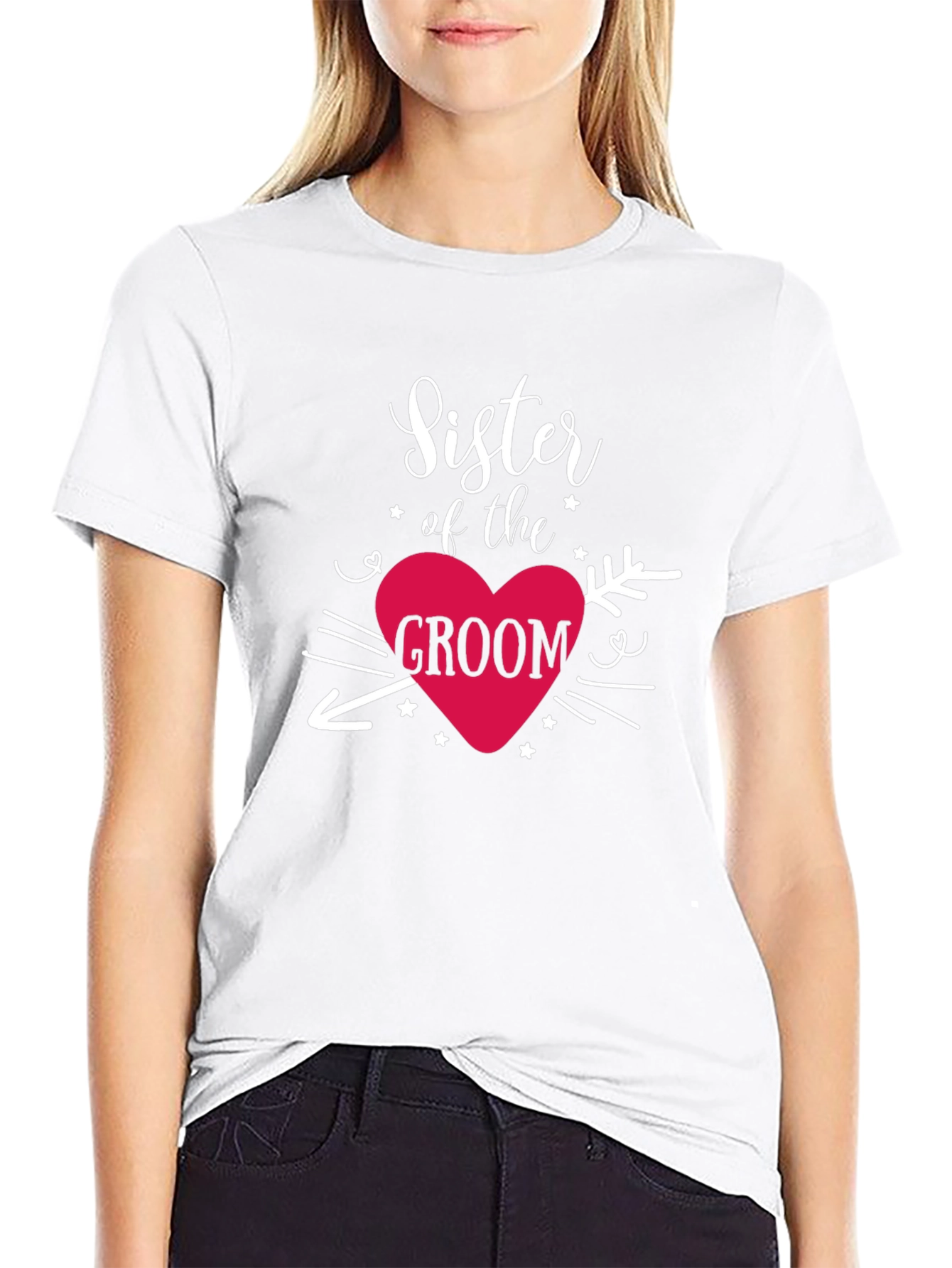Sister of the Groom T-Shirt - Wedding Celebration Tee