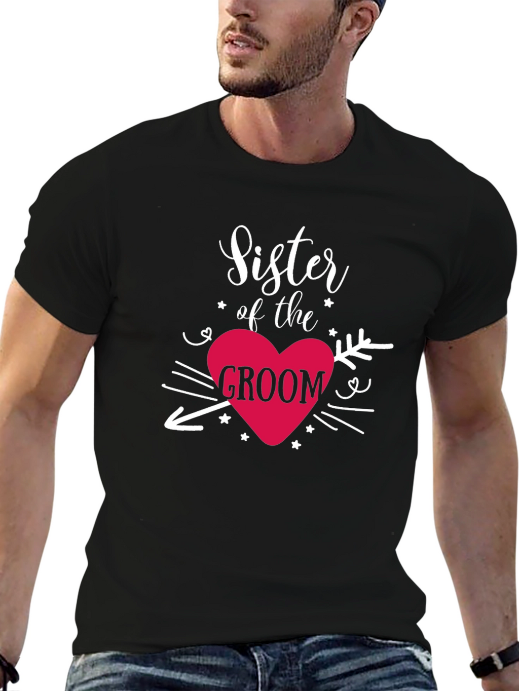 Sister of the Groom T-Shirt - Wedding Celebration Tee