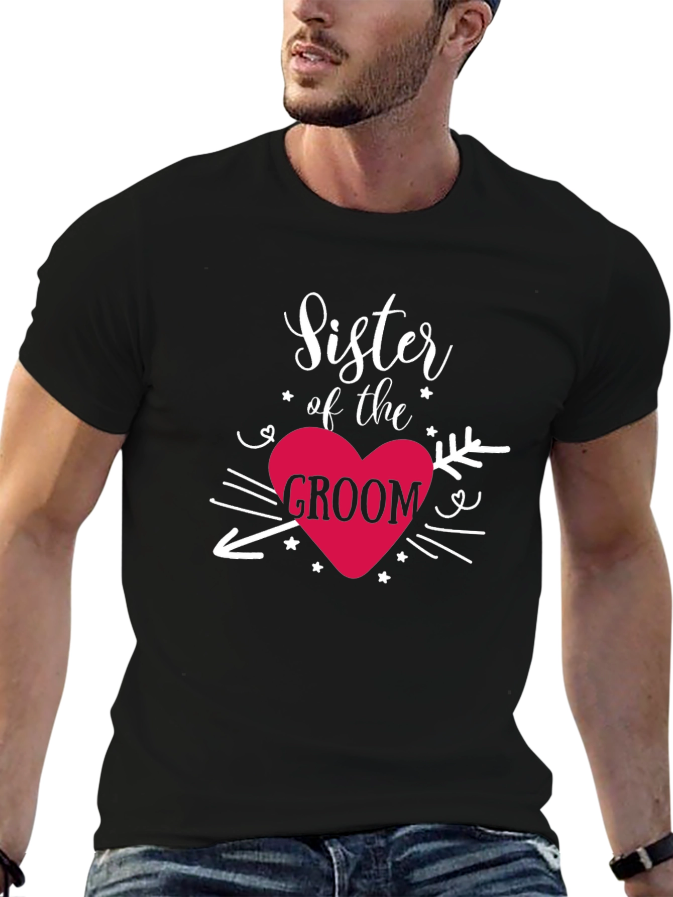 Sister of the Groom T-Shirt - Wedding Celebration Tee