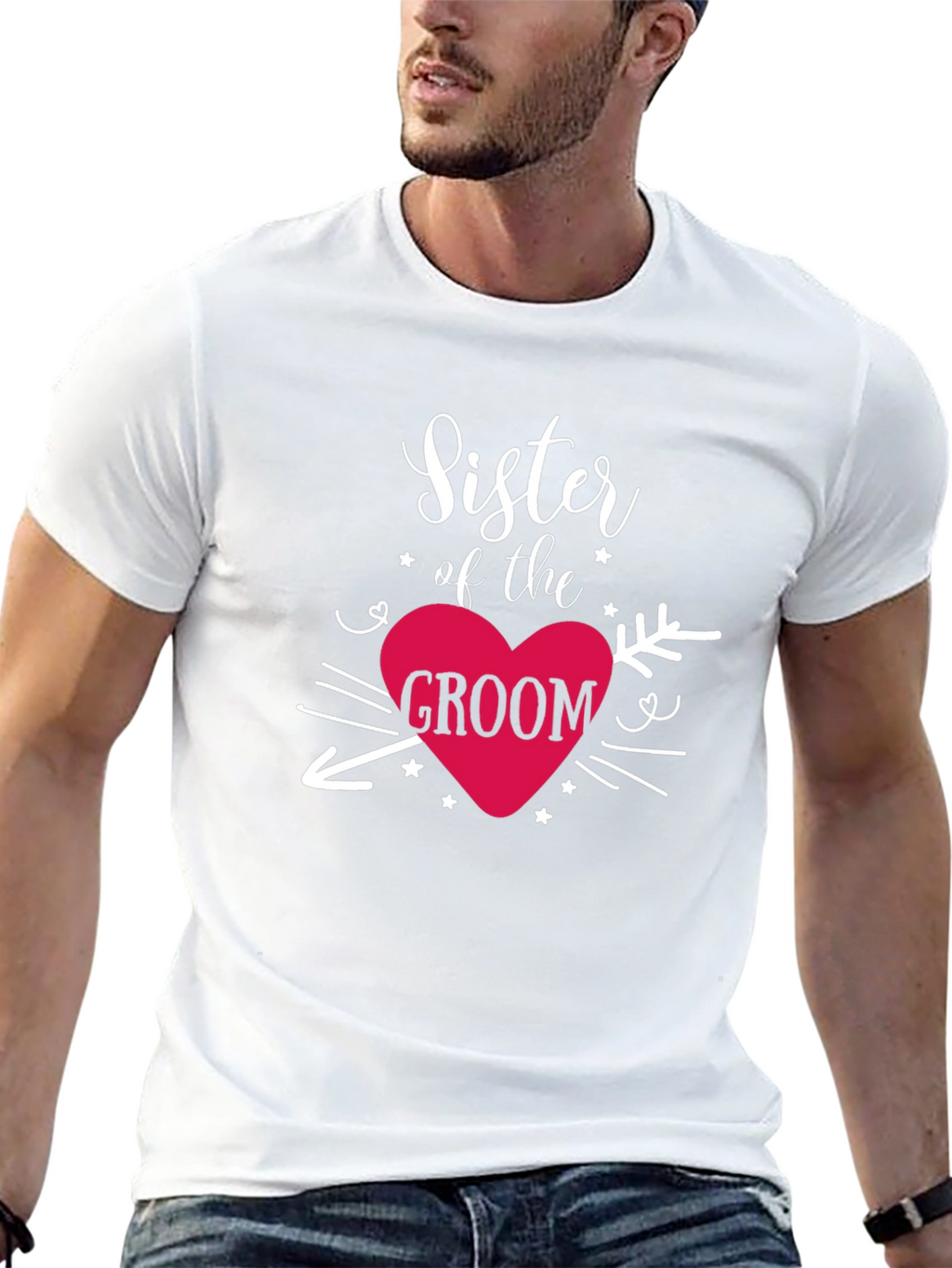 Sister of the Groom T-Shirt - Wedding Celebration Tee