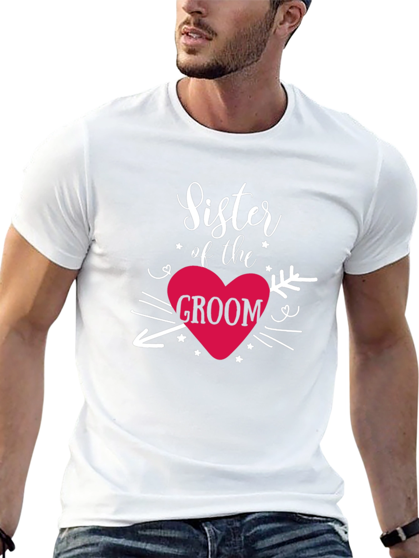 Sister of the Groom T-Shirt - Wedding Celebration Tee