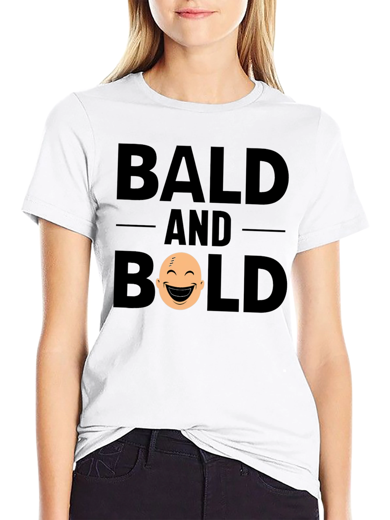 Bald and Bold T-Shirt - Funny Graphic Tee