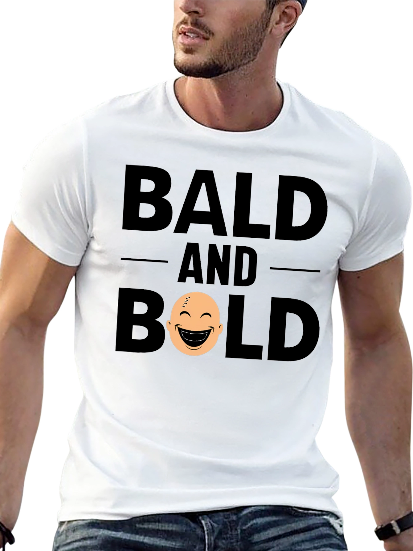 Bald and Bold T-Shirt - Funny Graphic Tee
