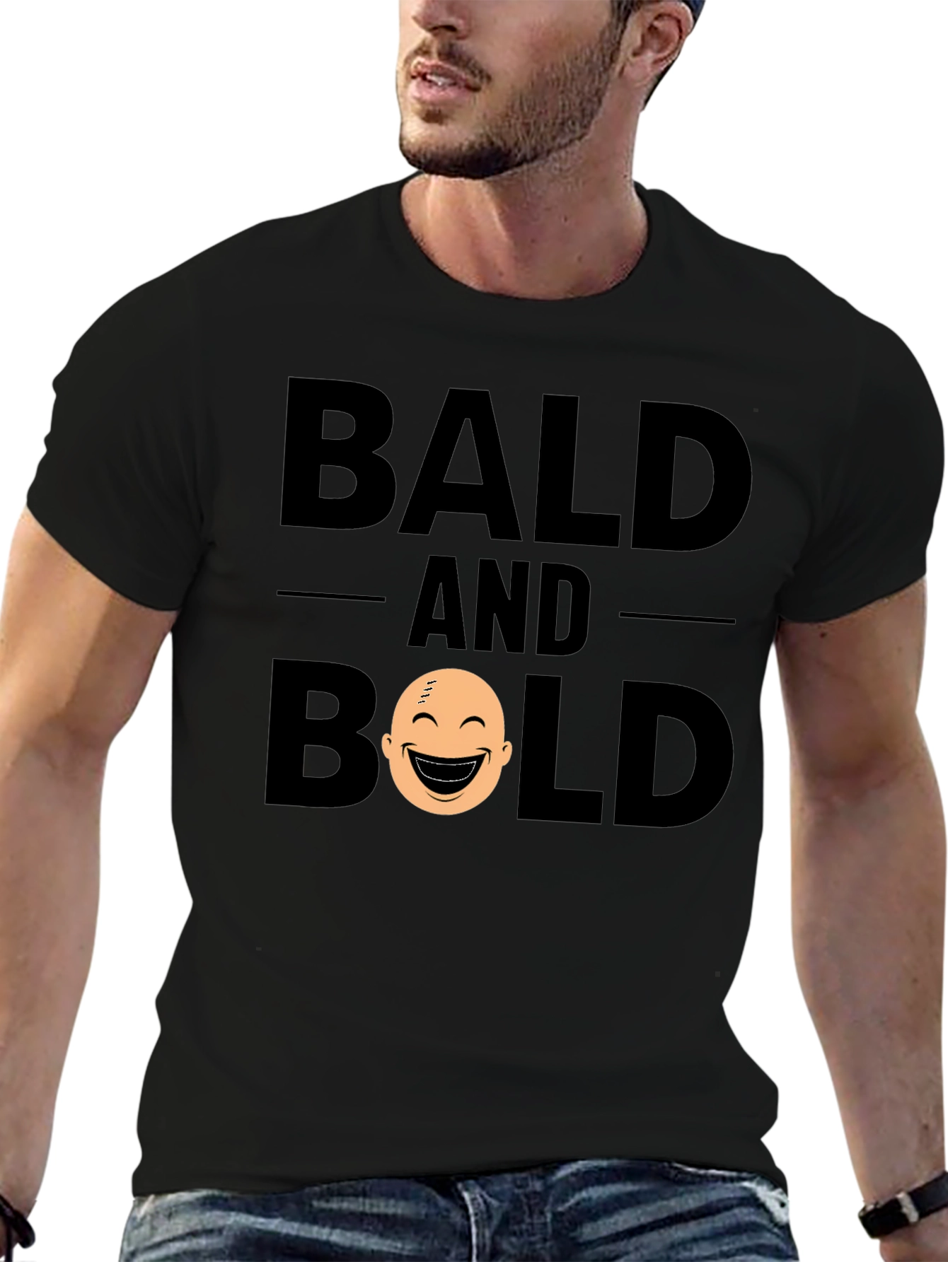 Bald and Bold T-Shirt - Funny Graphic Tee