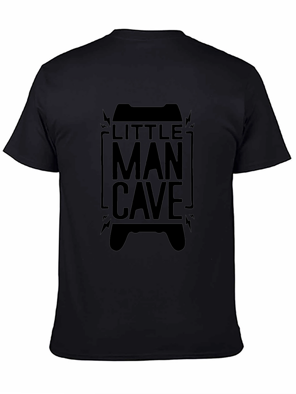 Little Man Cave Gamer T-Shirt - Black