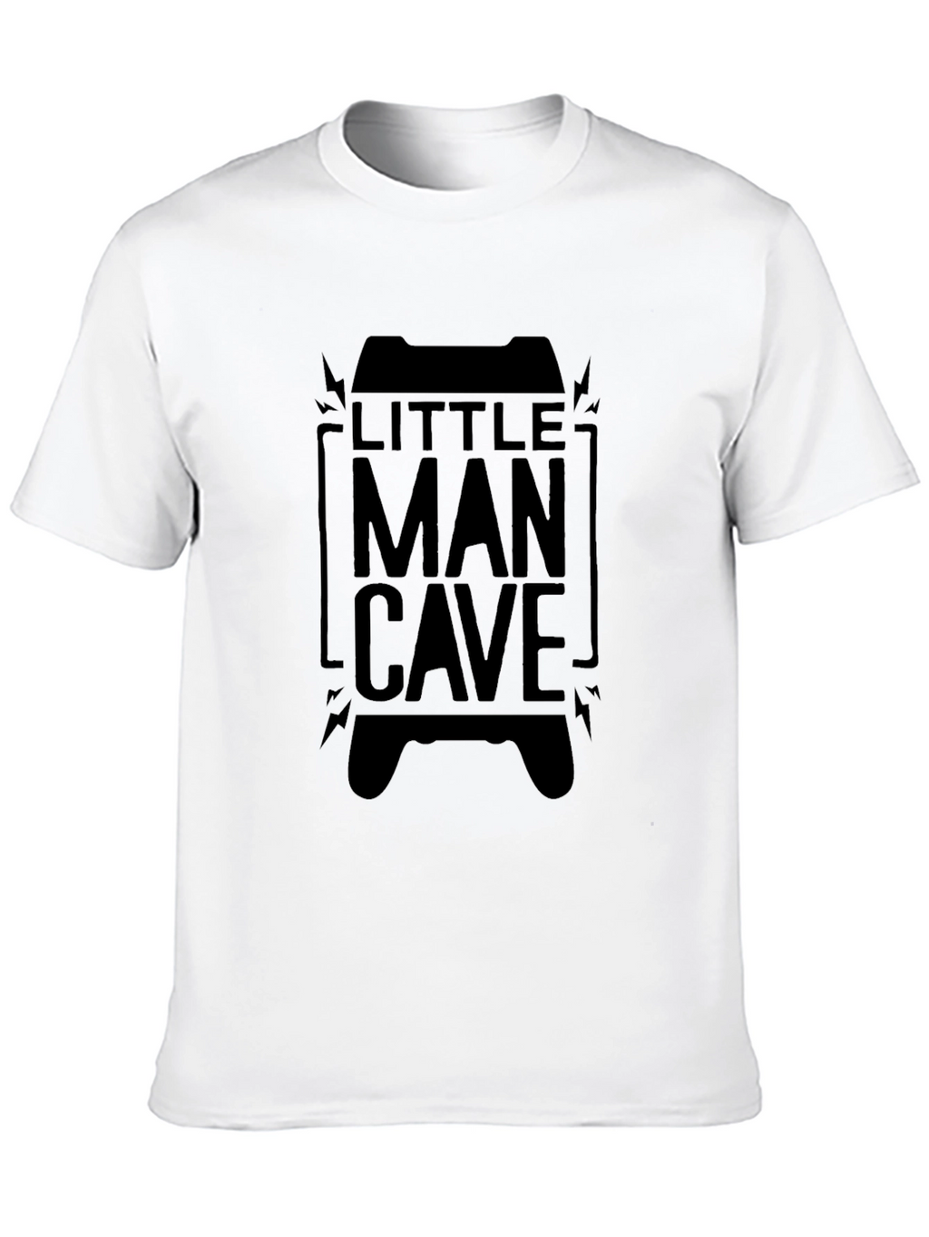 Little Man Cave Gamer T-Shirt - Black