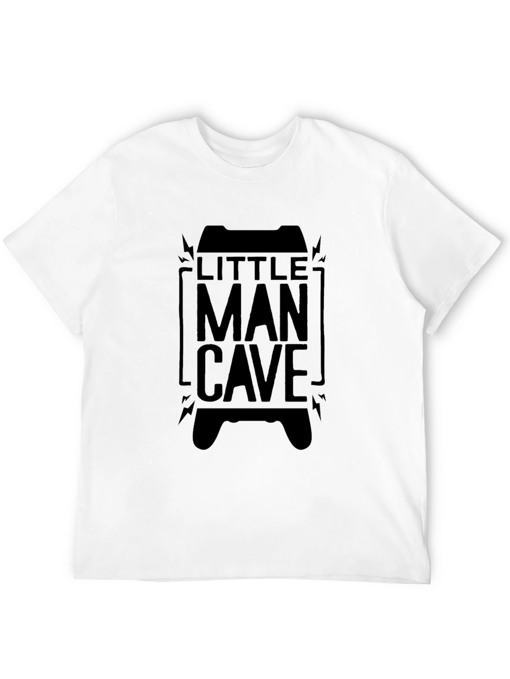 Little Man Cave Gamer T-Shirt - Black