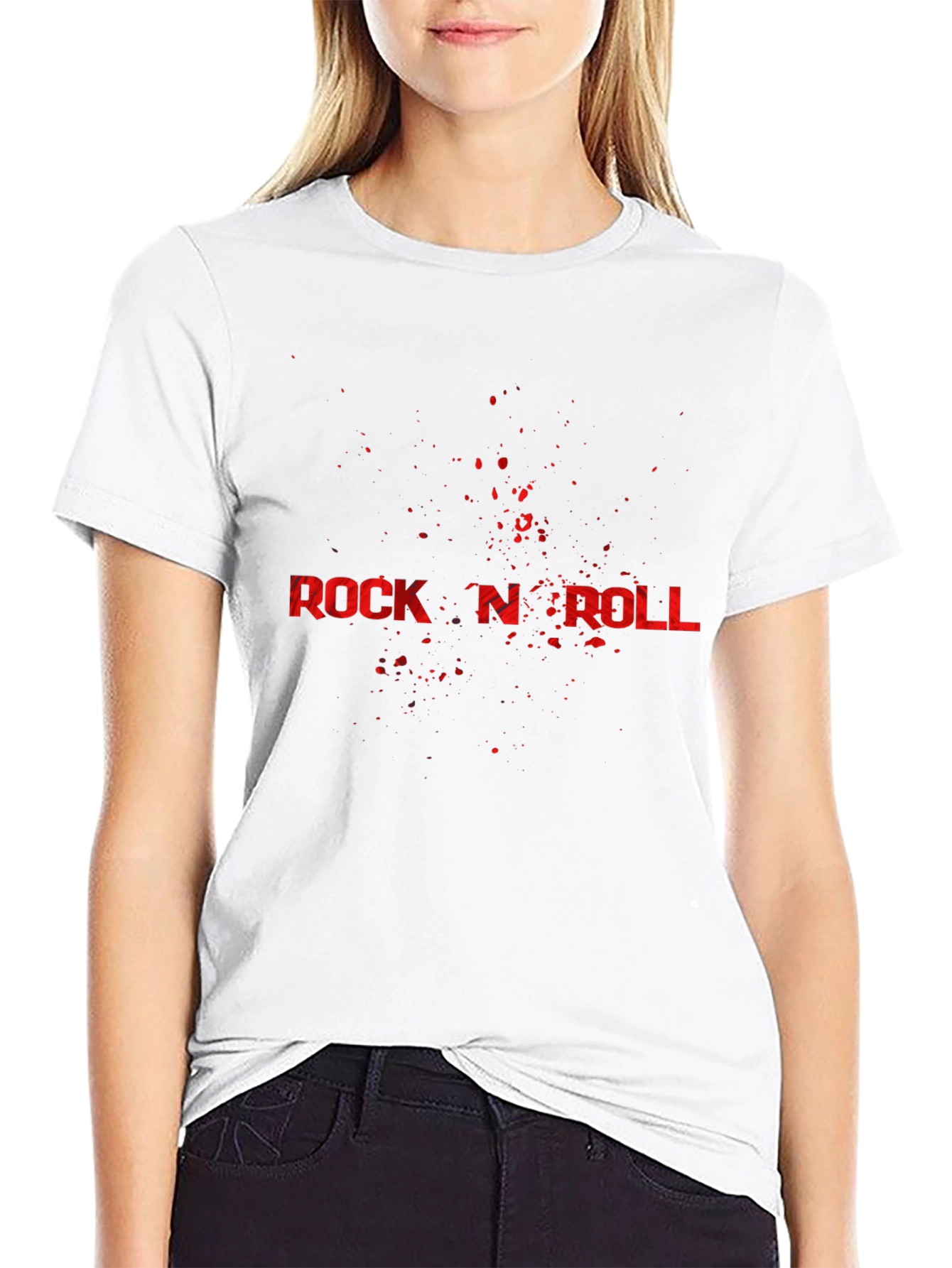 Rock N Roll Graphic Tee - Edgy Style