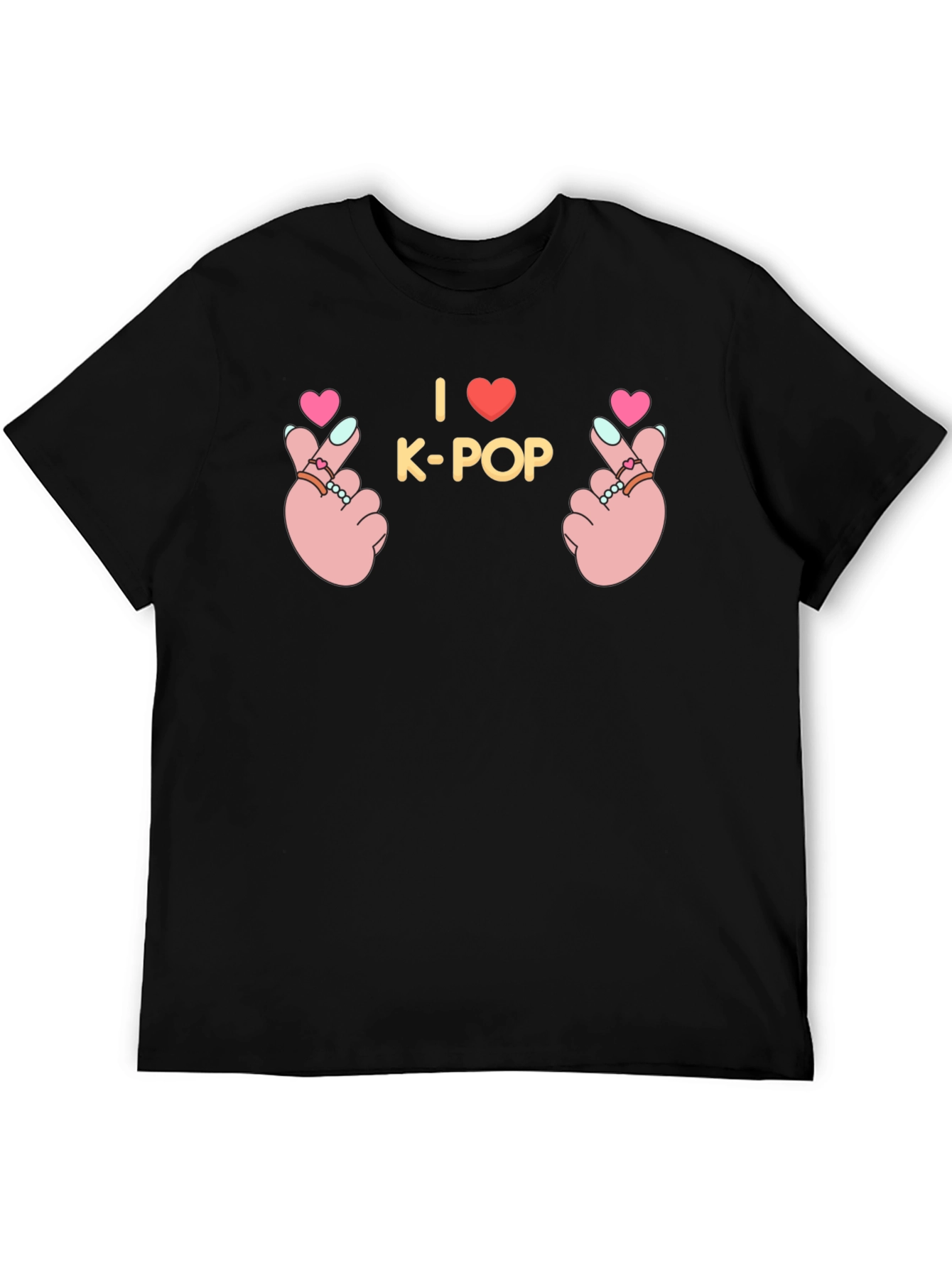 I Love K-Pop Hand Sign Graphic Tee