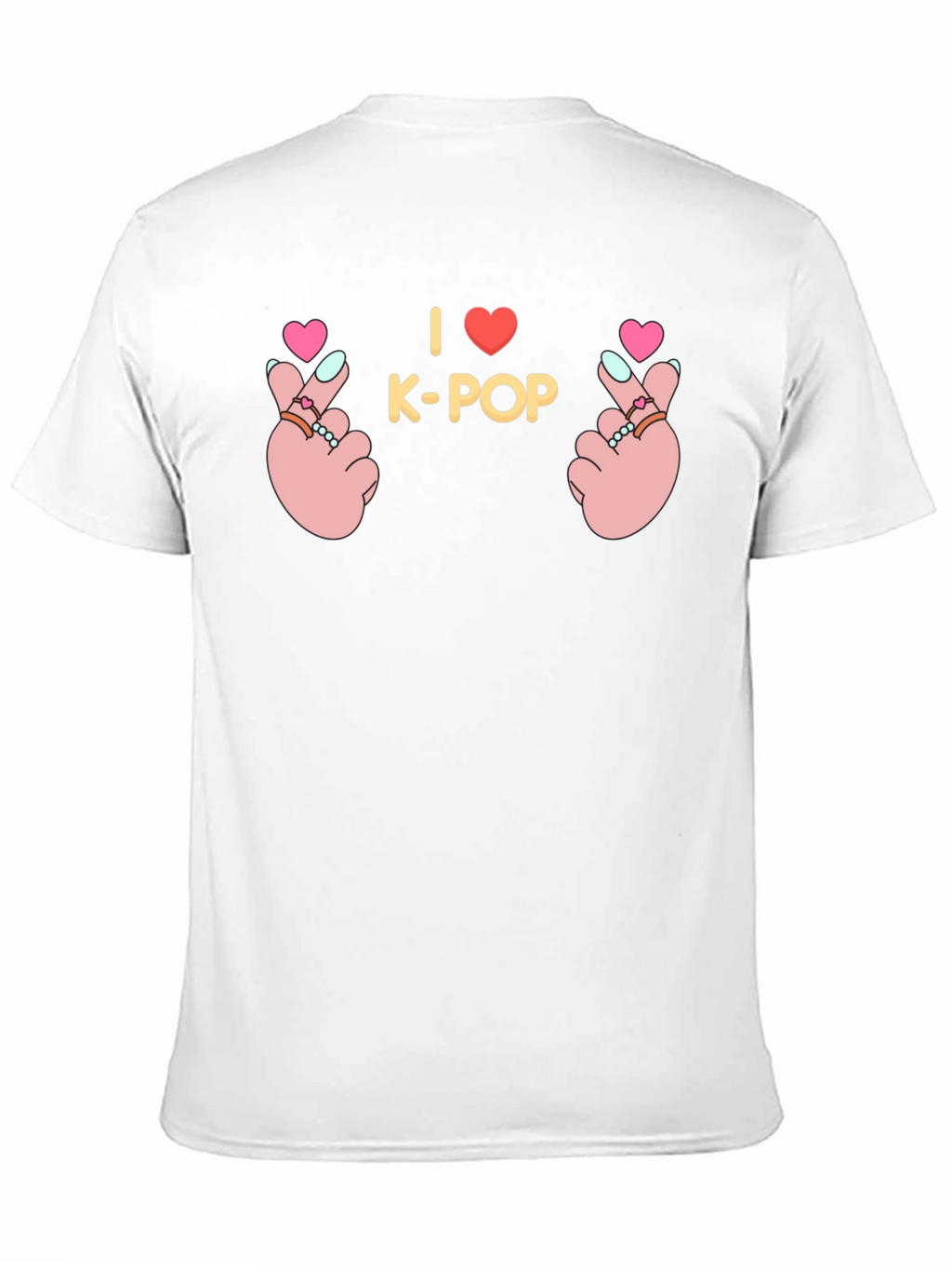 I Love K-Pop Hand Sign Graphic Tee