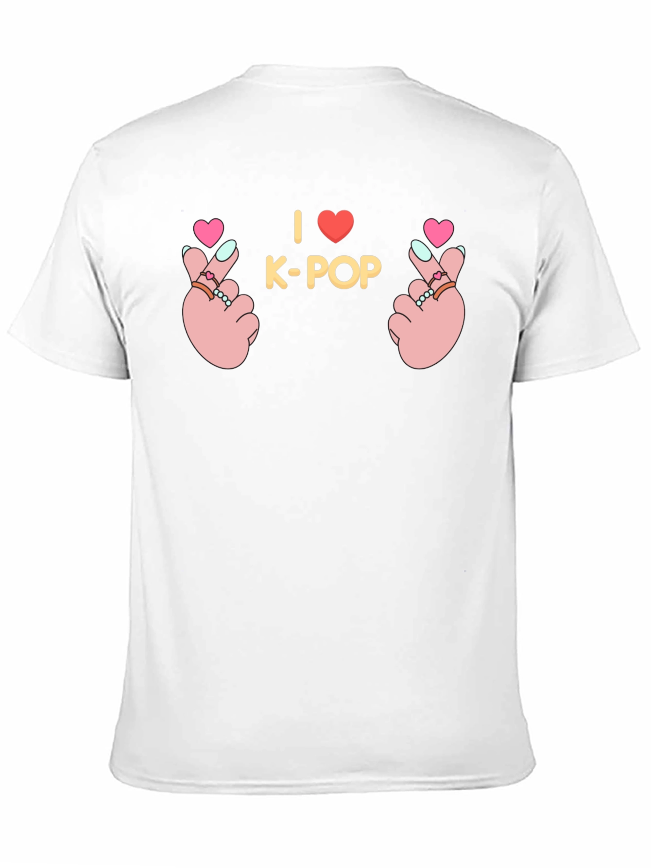 I Love K-Pop Hand Sign Graphic Tee