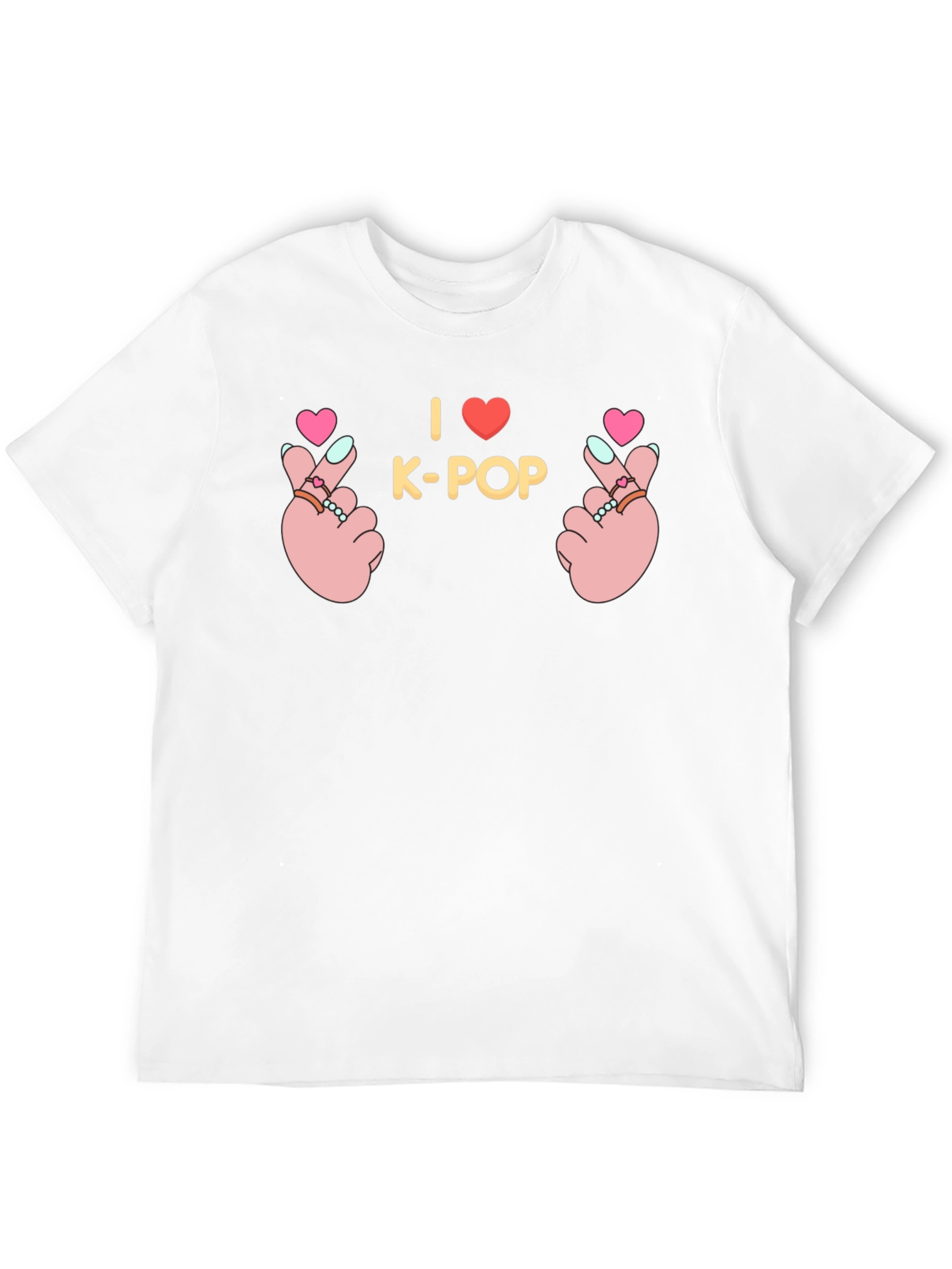 I Love K-Pop Hand Sign Graphic Tee