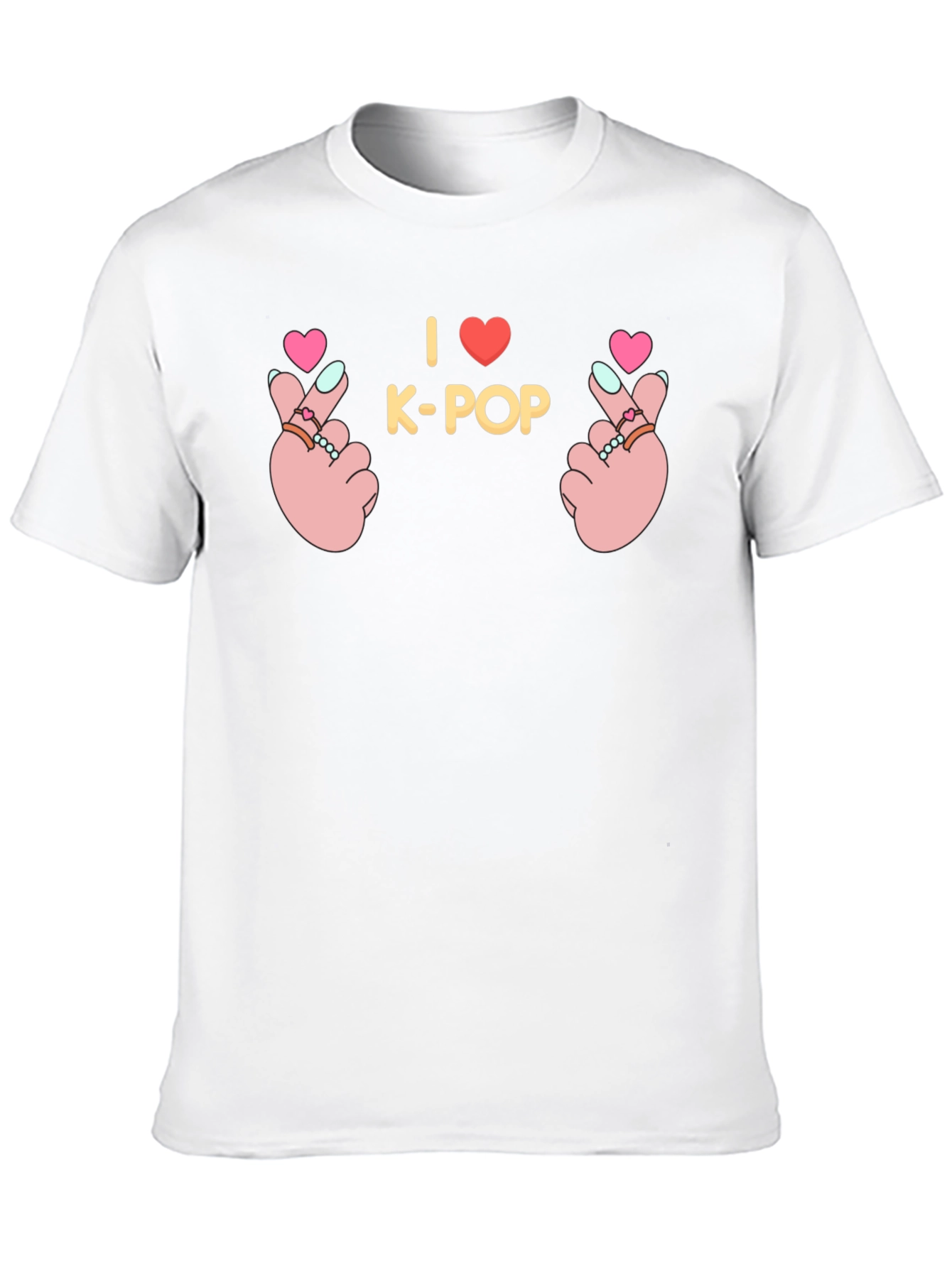 I Love K-Pop Hand Sign Graphic Tee