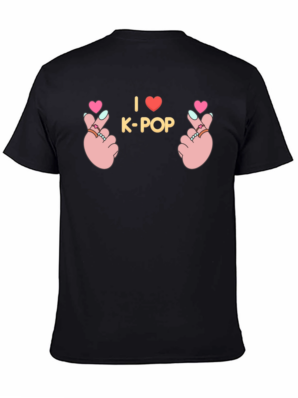 I Love K-Pop Hand Sign Graphic Tee